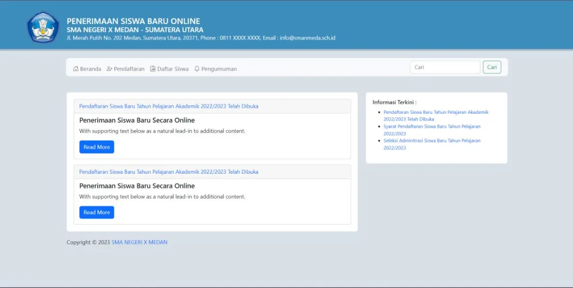 Student Data Collection | Sandy Budi Wirawan media 1 of 3
